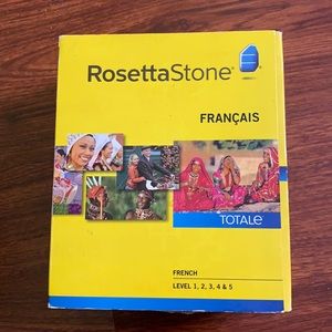 Rosetta Stone French level 1,2,3,4 & 5 version 4